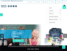 Tablet Screenshot of martinservices.ie